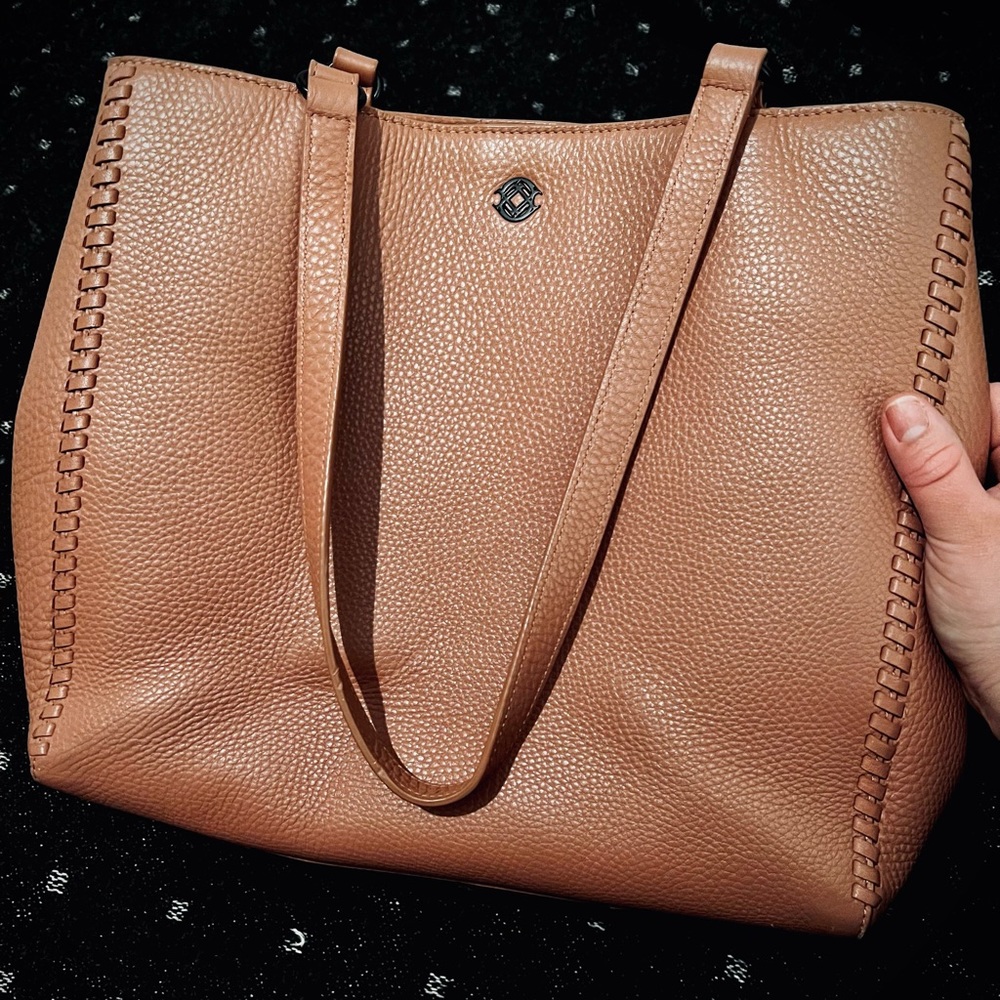 Dagne Dover Medium Allyn Warm Dust Tote (Rare Color)